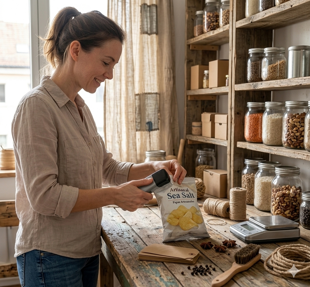 Selladora Portátil para Bolsas | Mantén tus alimentos frescos por más tiempo