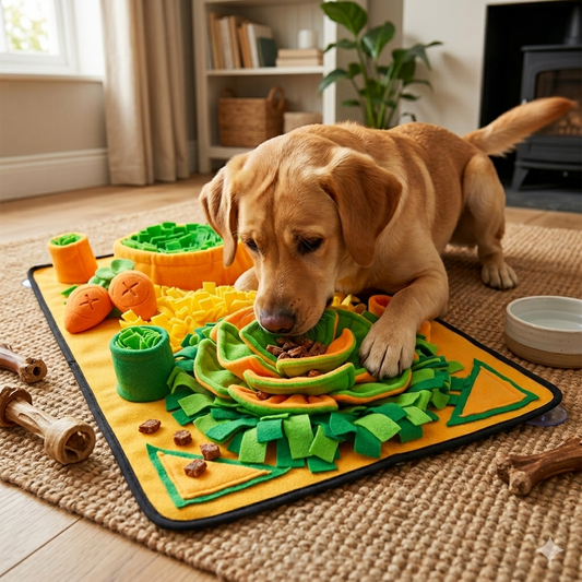 🐾 Tapete Snuffle XL para Perros y Gatos — Juguete Interactivo de Enriquecimiento Mental